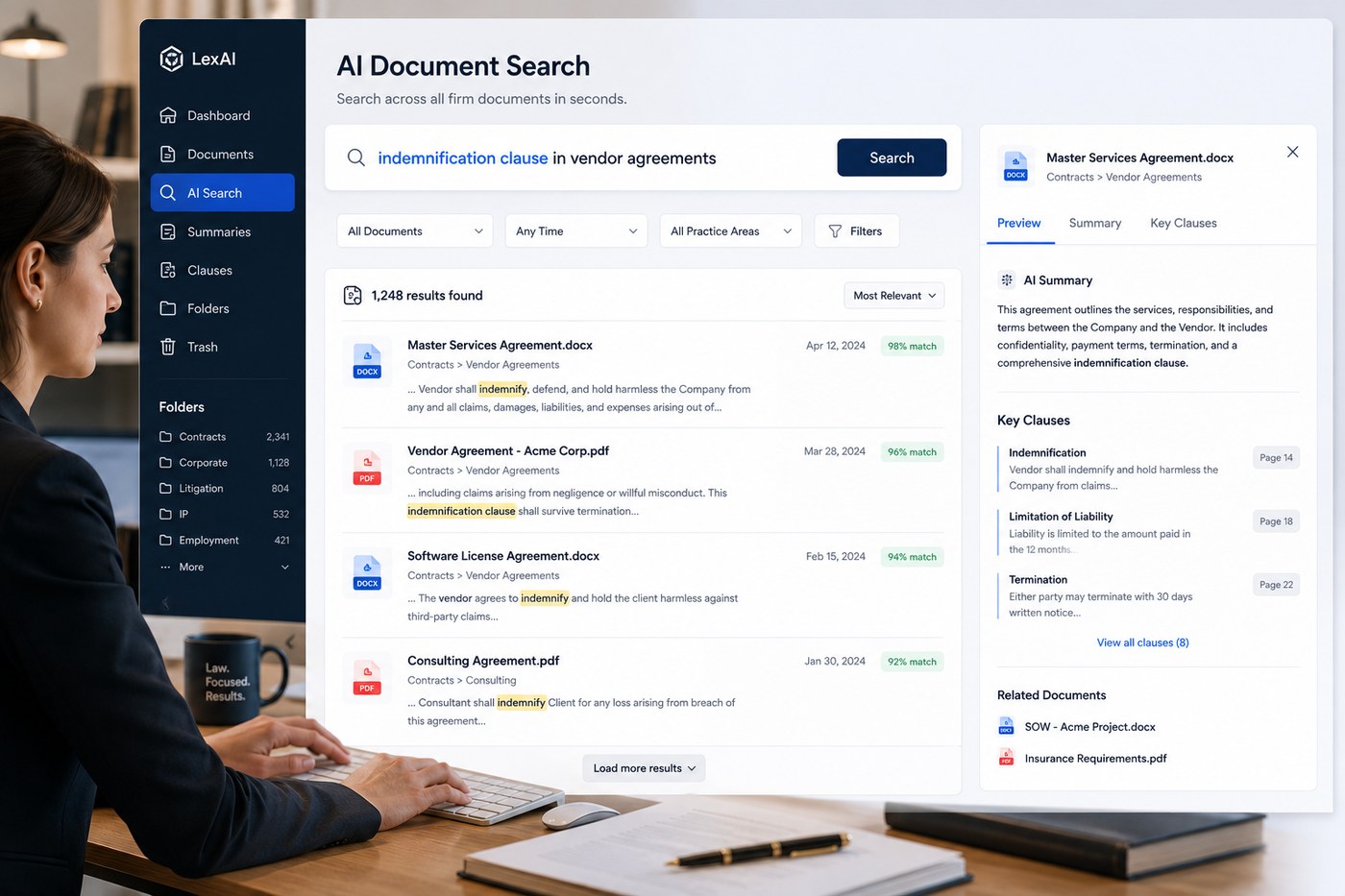 AI document intelligence for a law firm